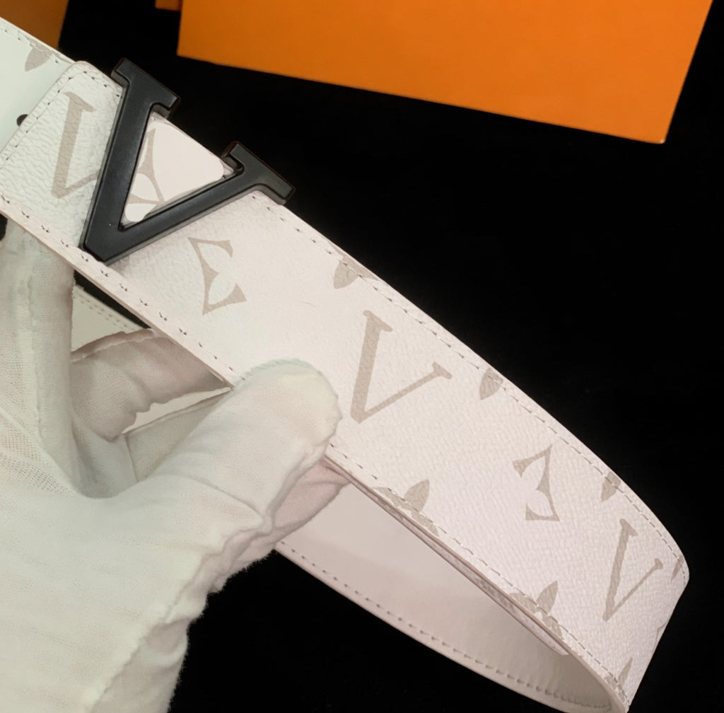 Custom White Out V Belt