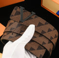 Brown Checkered V Belt
