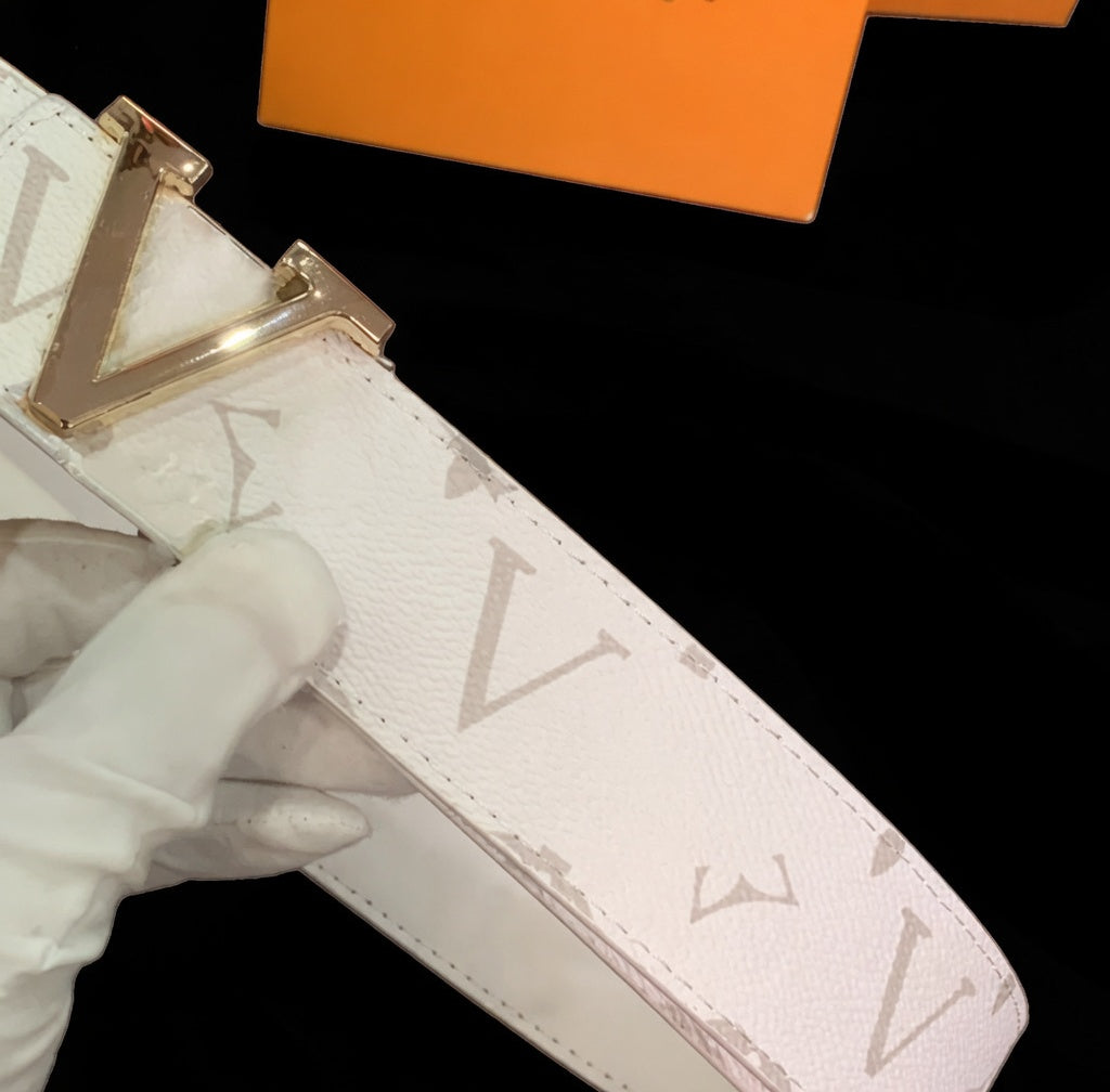 Custom White Out V Belt
