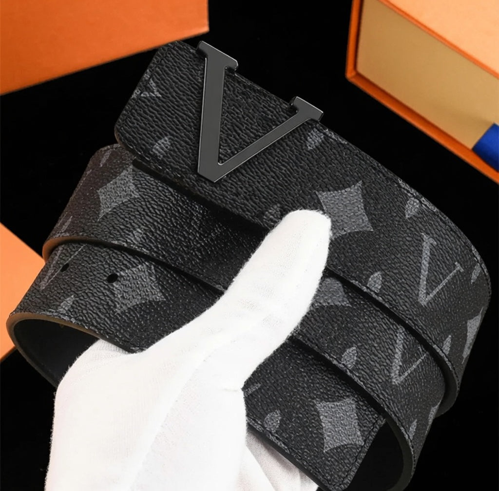 Black Logo V Belt